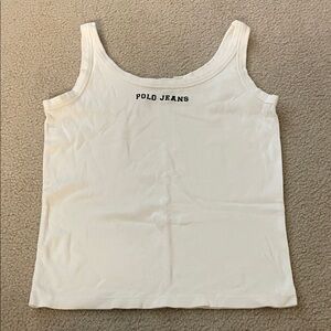 Vintage Polo Jeans Ribbed Tank, Size XL